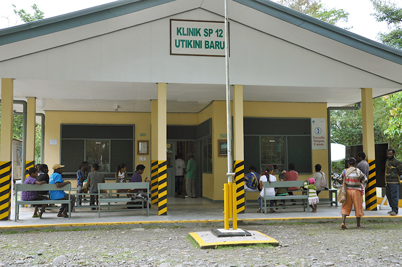 This clinic in the Lowlands is one of three constructed and operated by PTFI that now will be run by the local government.