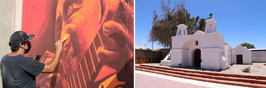 El Abra Heritage Funds Supports Chilean Artists and Public Art Works