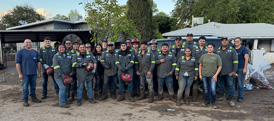 Miami employees were quick to lend a hand to their neighbors following the flooding in the community.