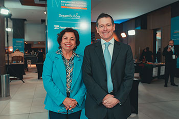 Chile’s Minister of Mines Aurora Williams and Mario Larenas, Country Manager-Freeport Chile, attended this year’s conference.